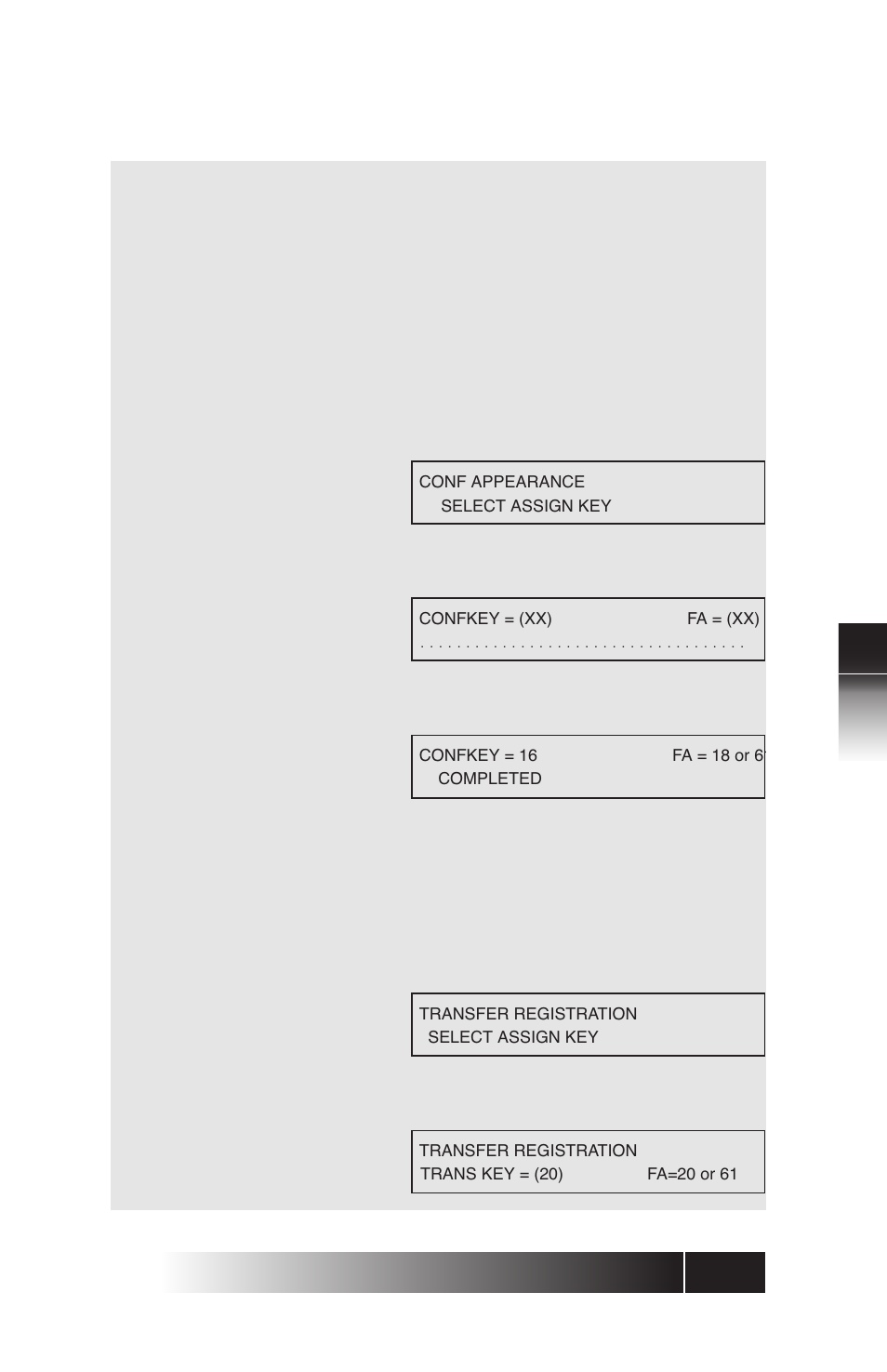 Ni / 5e custom t erminal installation ni onl y | FUJITSU SRS-9924 User Manual | Page 85 / 115