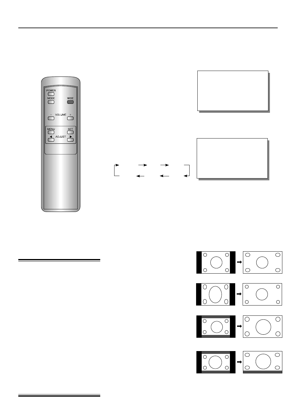 Viewing wide screen (video mode), Switching the wide screen automatically | FUJITSU PDS4207W-H User Manual | Page 16 / 44