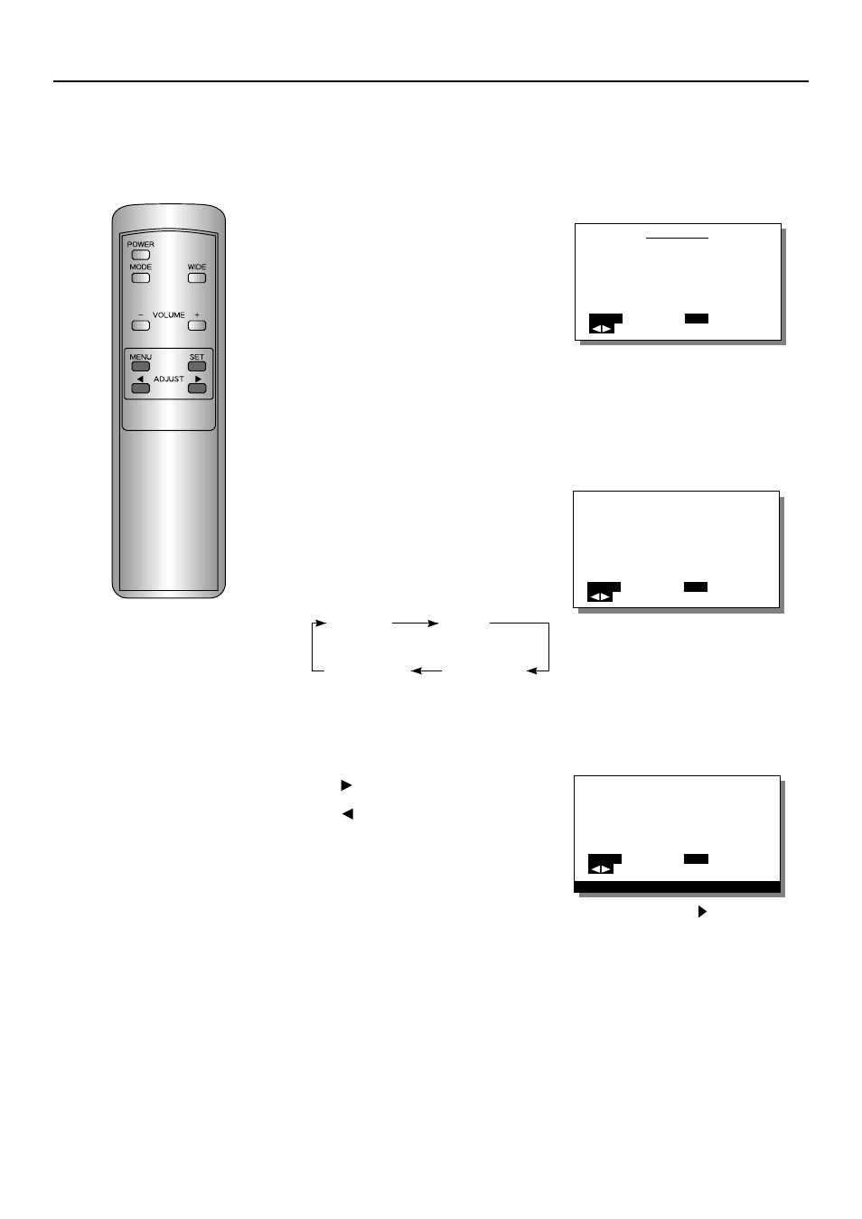 Screen adjustments, Screen adjustment (video mode), 26 example: adjusting the screen vertical position | FUJITSU PDS4207W-H User Manual | Page 26 / 44