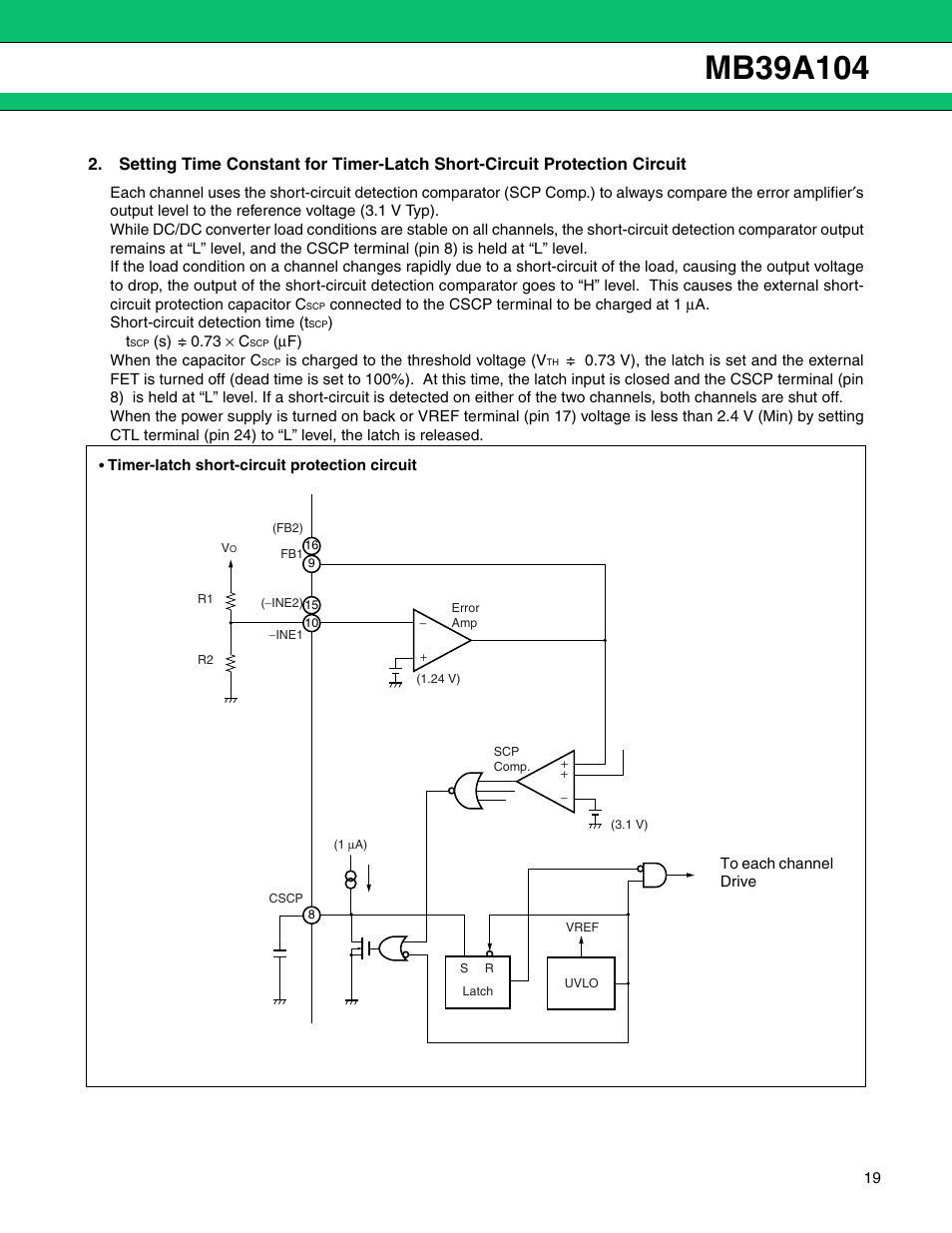 FUJITSU MB39A104 User Manual | Page 19 / 40