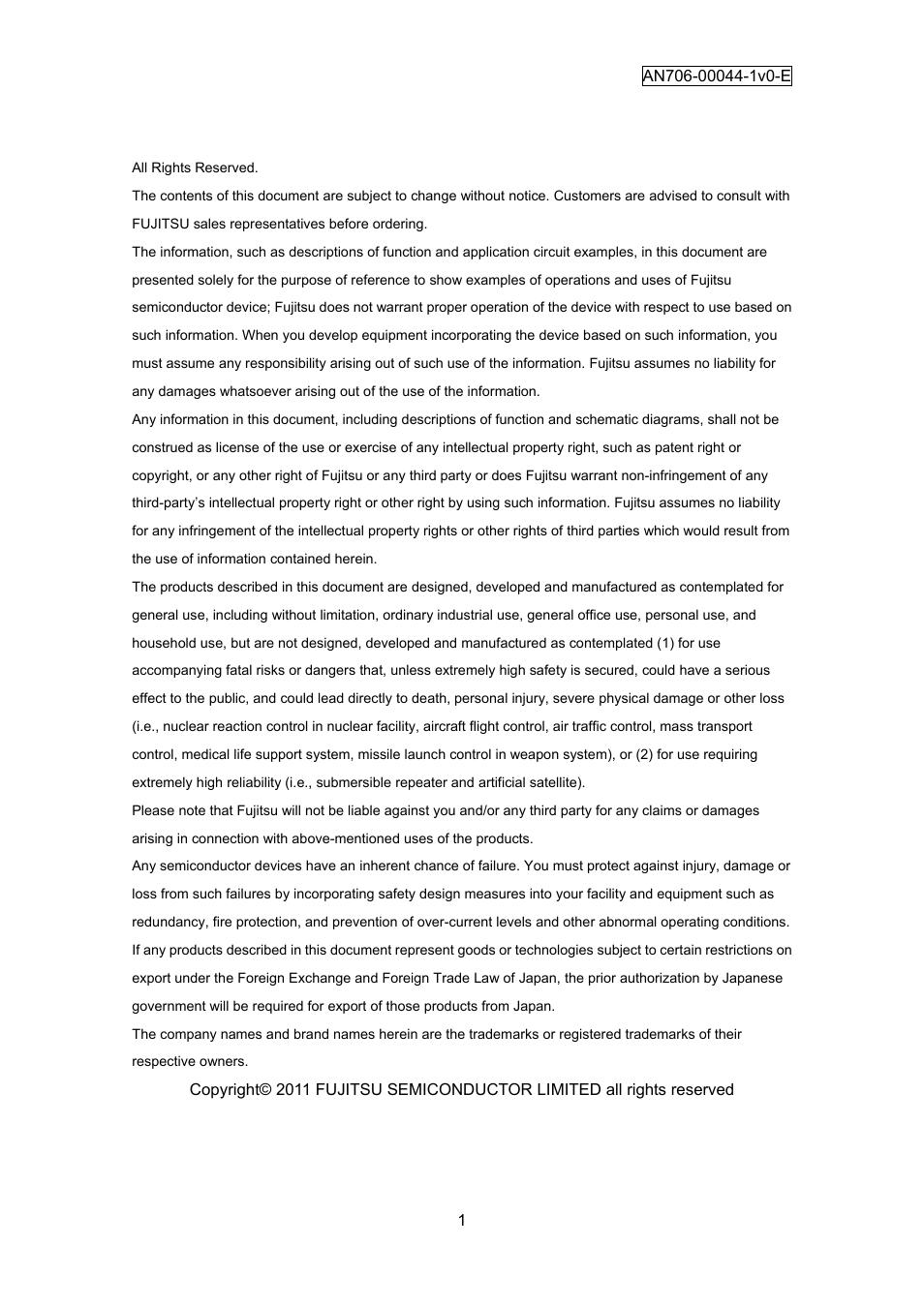 FUJITSU FM3 32-Bit Microcontroller MB9B300A User Manual | Page 2 / 56