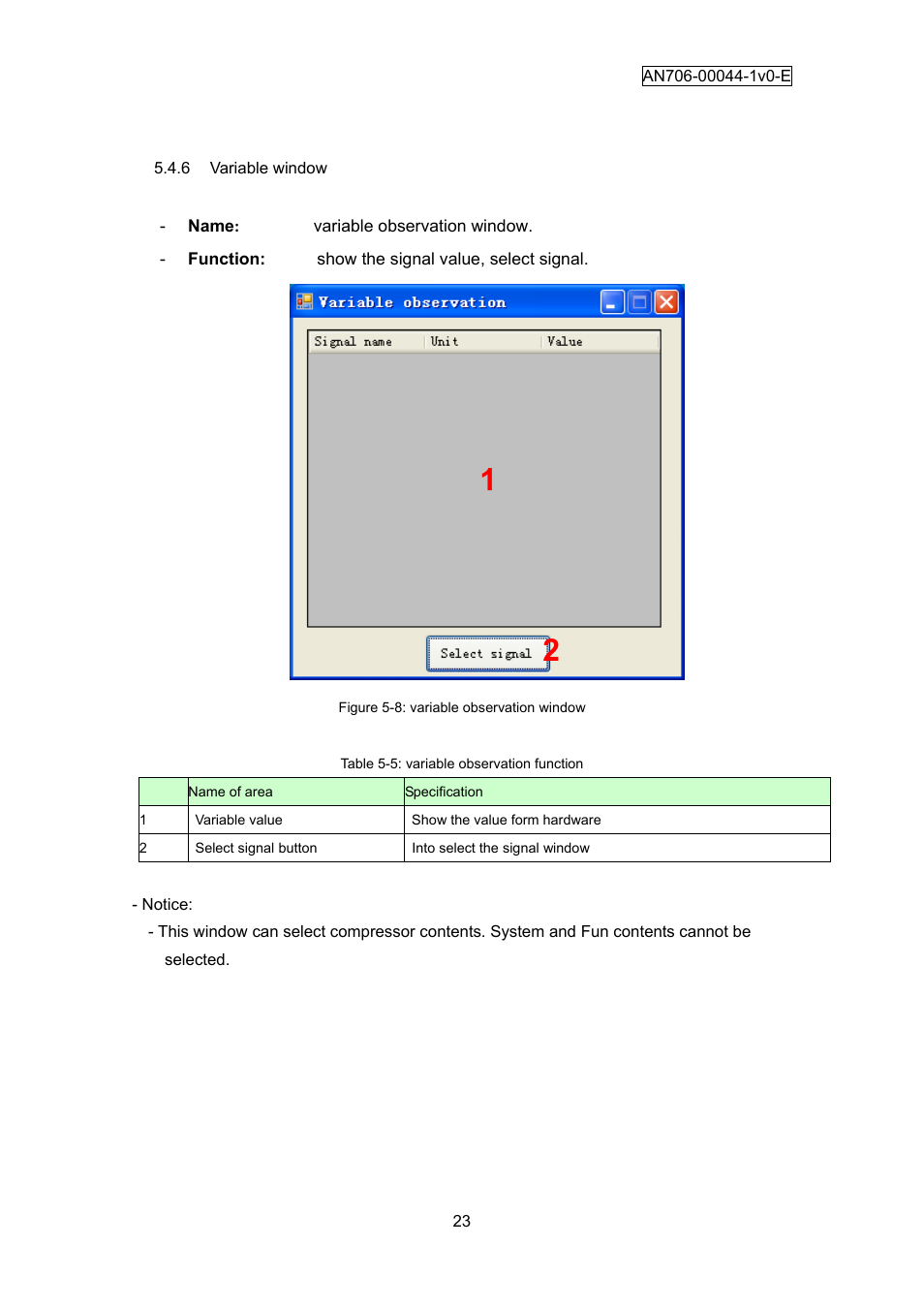 Variable window | FUJITSU FM3 32-Bit Microcontroller MB9B300A User Manual | Page 24 / 56