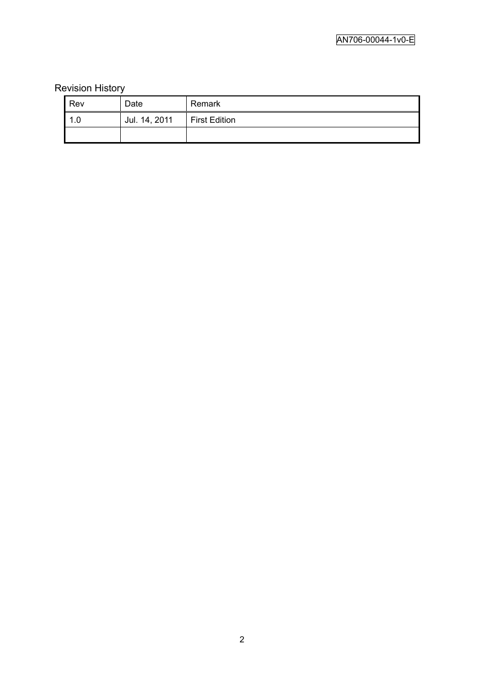 Revision history | FUJITSU FM3 32-Bit Microcontroller MB9B300A User Manual | Page 3 / 56