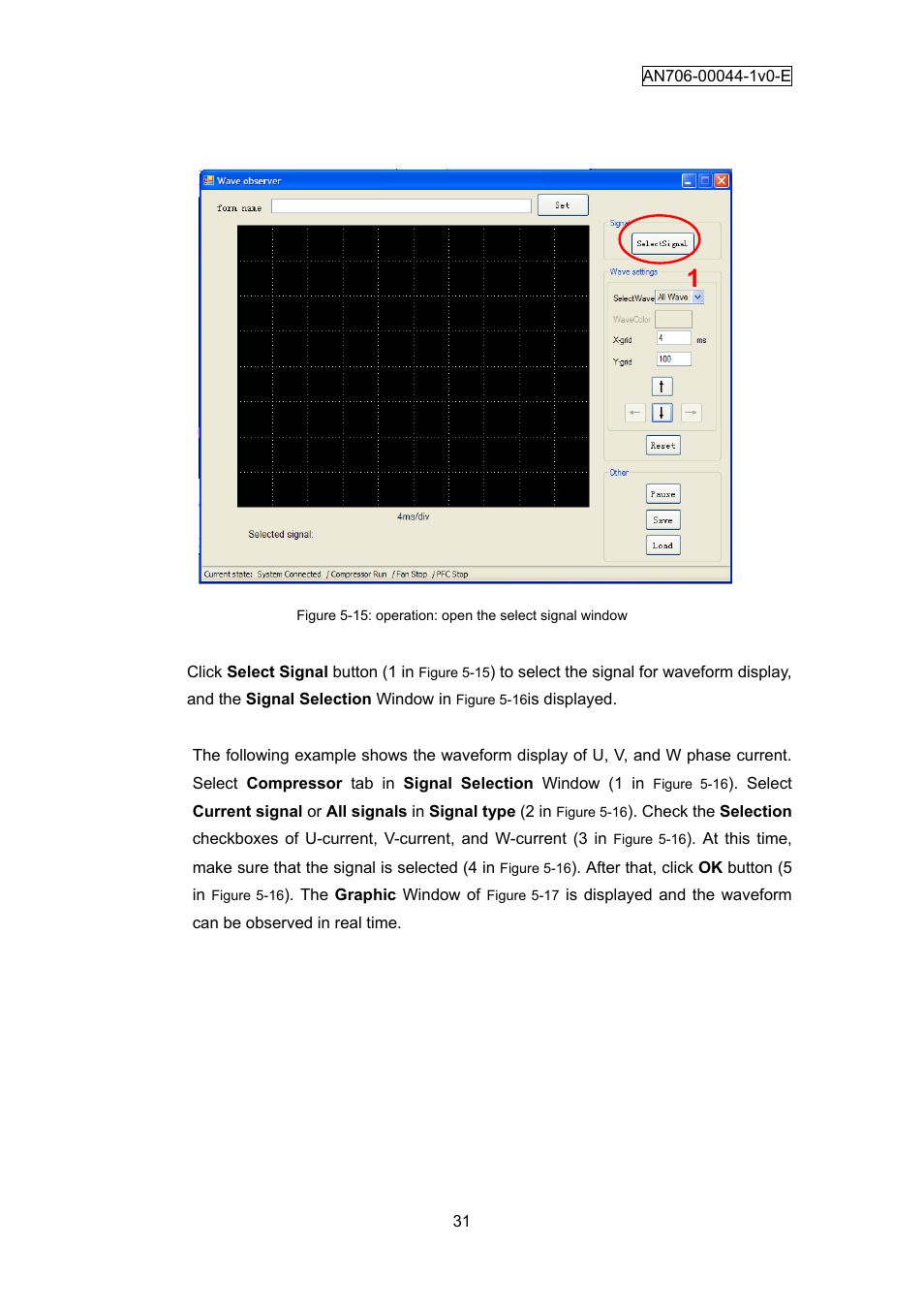 Figure 5-15, Is displayed | FUJITSU FM3 32-Bit Microcontroller MB9B300A User Manual | Page 32 / 56