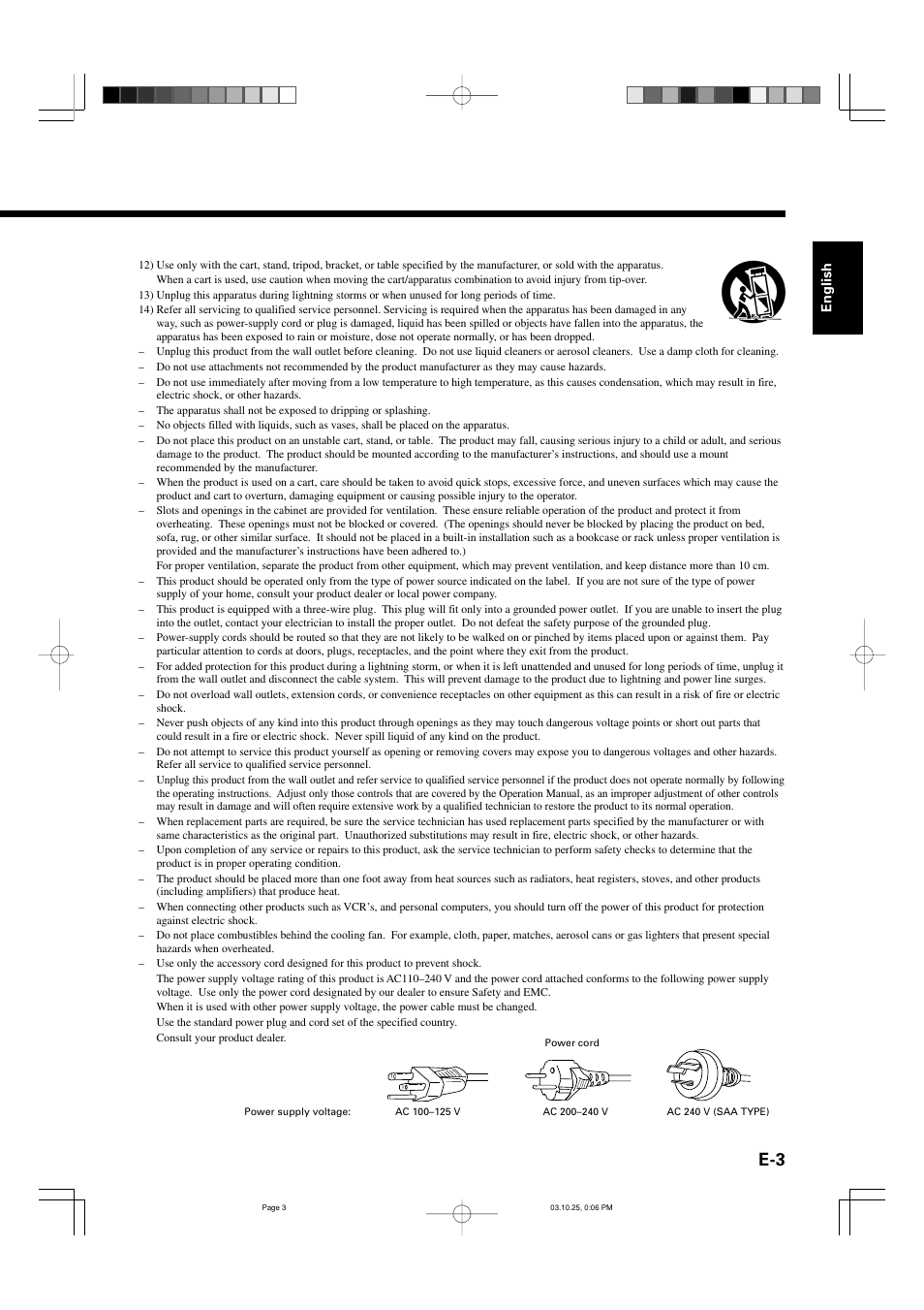 FUJITSU P42VHA30E User Manual | Page 3 / 7
