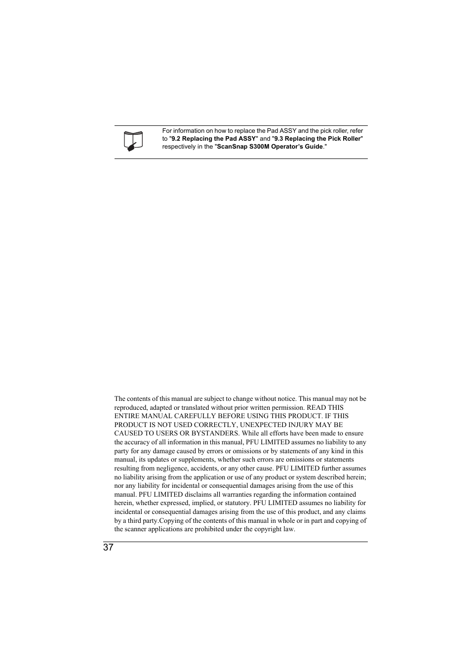 FUJITSU SCANSNAP S300M User Manual | Page 38 / 38
