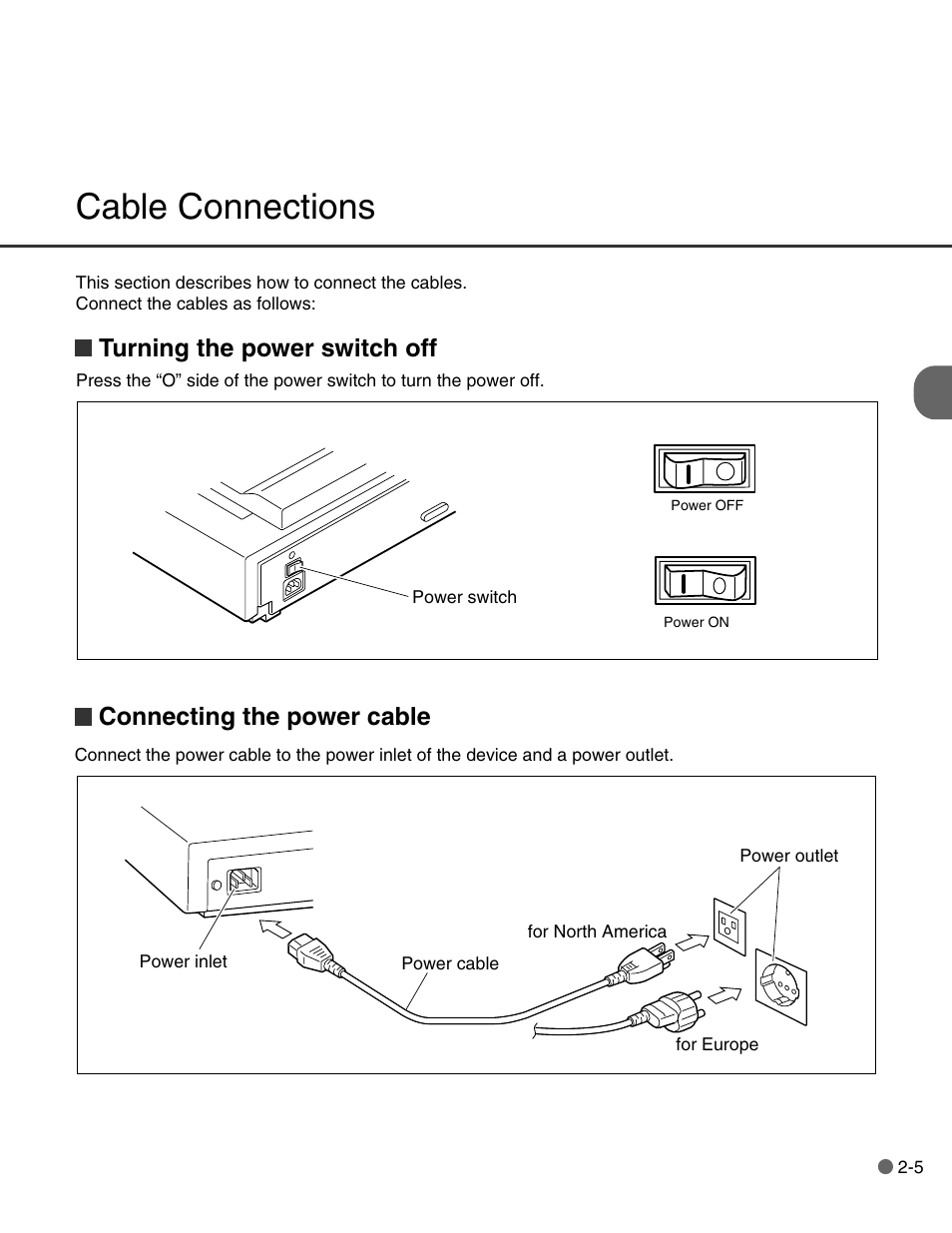 Cable connections | FUJITSU C150-E146-02EN User Manual | Page 30 / 100