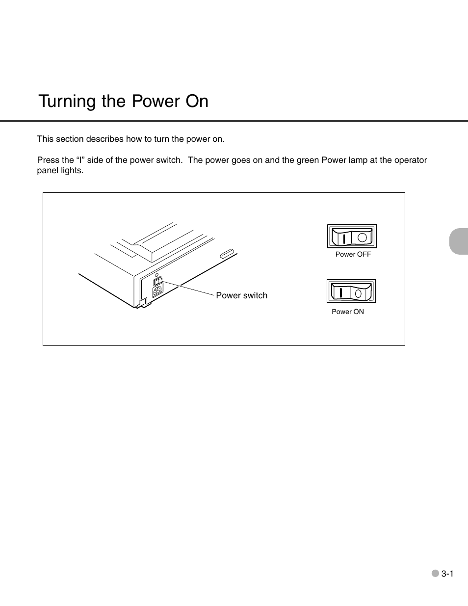 Turning the power on | FUJITSU C150-E146-02EN User Manual | Page 37 / 100