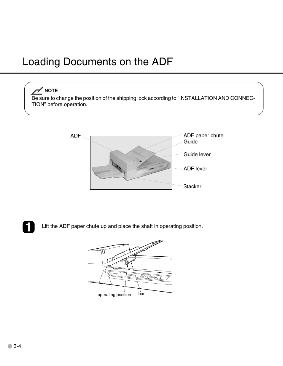 Loading documents on the adf | FUJITSU C150-E146-02EN User Manual | Page 40 / 100