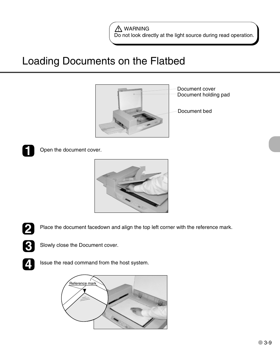 Loading documents on the flatbed | FUJITSU C150-E146-02EN User Manual | Page 45 / 100