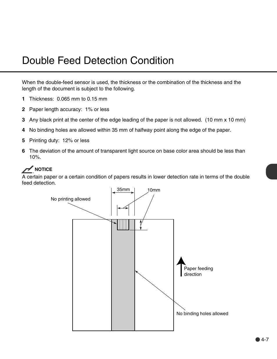 Double feed detection condition | FUJITSU C150-E146-02EN User Manual | Page 56 / 100