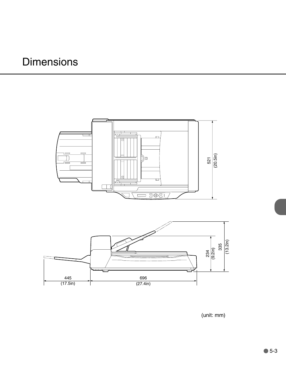 Dimensions | FUJITSU C150-E146-02EN User Manual | Page 61 / 100