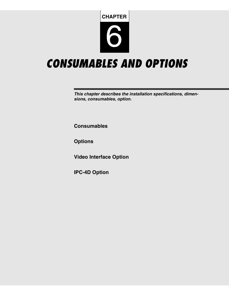 Consumables and options | FUJITSU C150-E146-02EN User Manual | Page 63 / 100