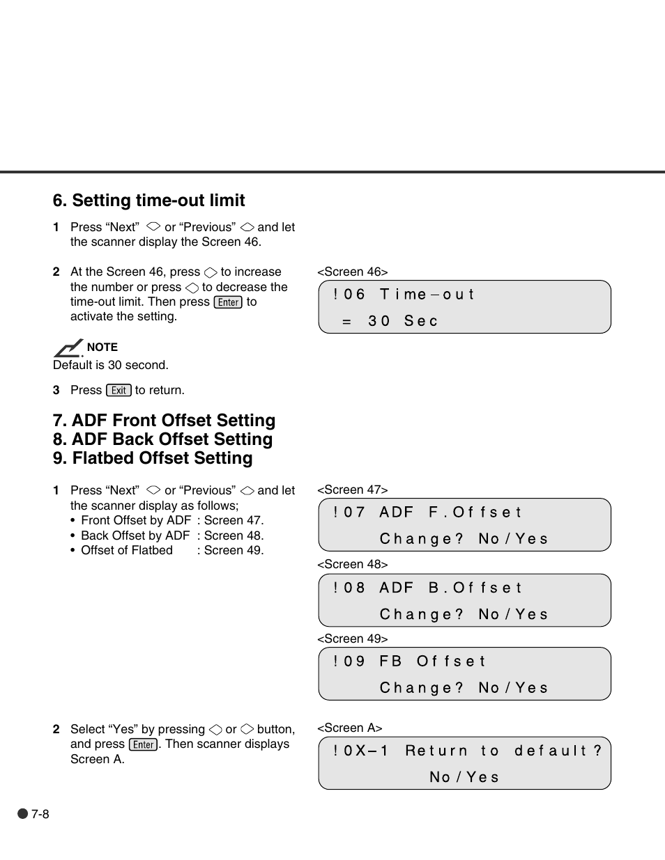 Setting time-out limit | FUJITSU C150-E146-02EN User Manual | Page 80 / 100