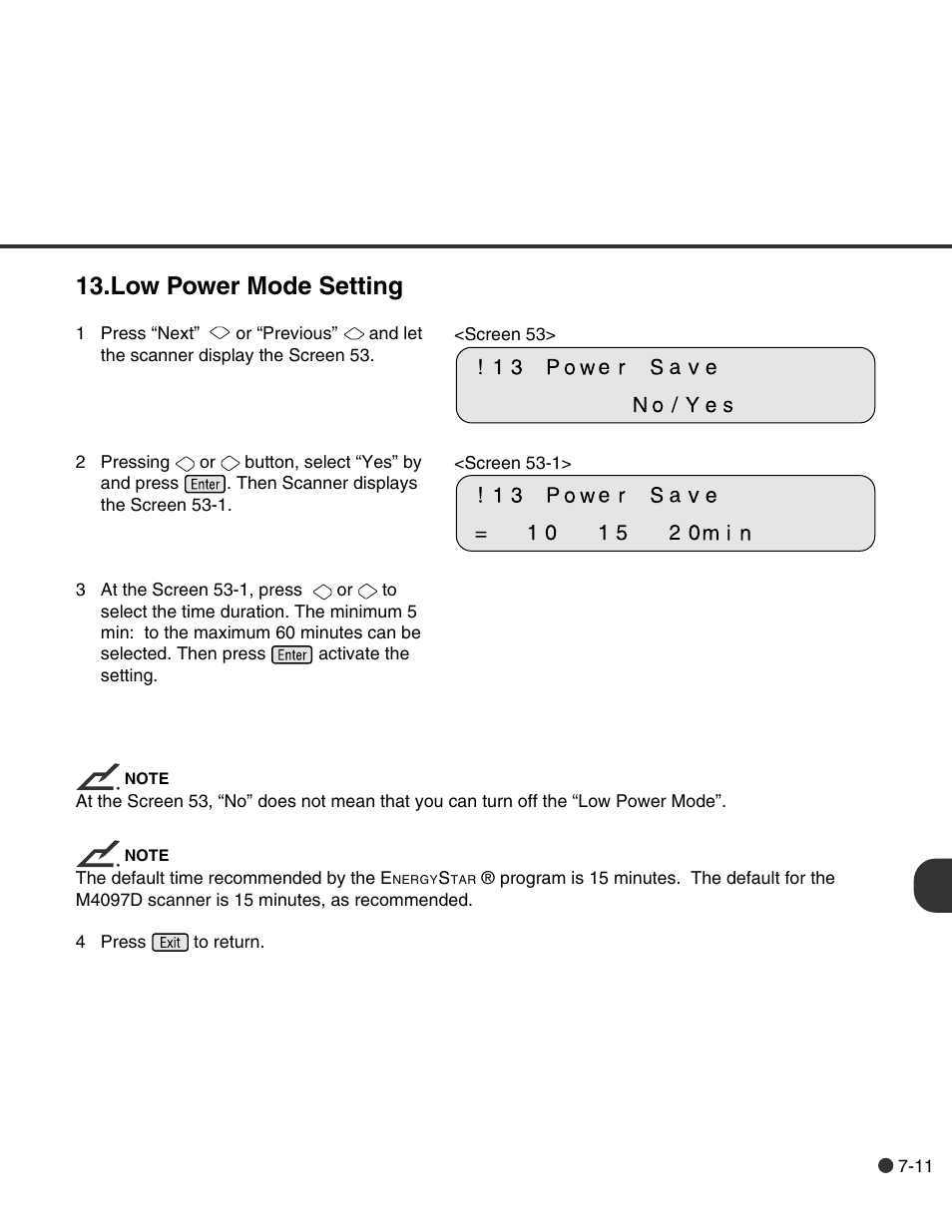 Low power mode setting | FUJITSU C150-E146-02EN User Manual | Page 83 / 100