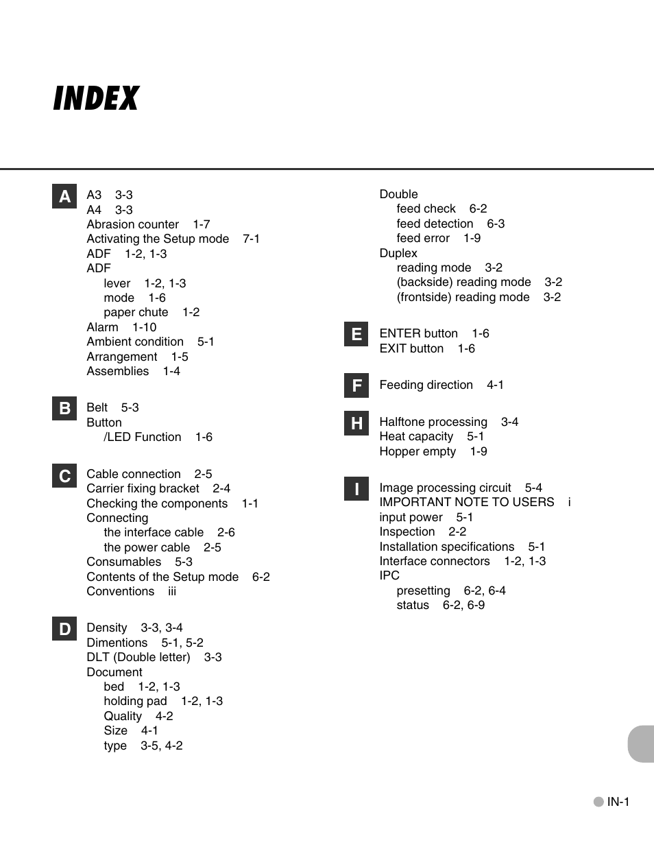 Index | FUJITSU C150-E146-02EN User Manual | Page 95 / 100