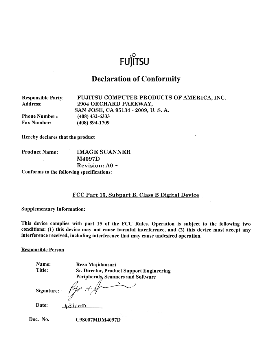 FUJITSU C150-E146-02EN User Manual | Page 98 / 100
