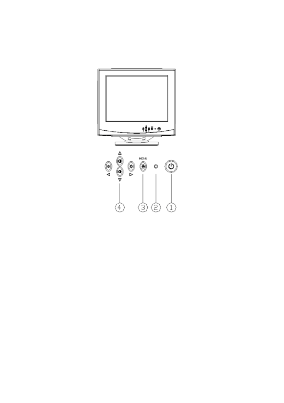 Operation and user adjustment, Control panel | FUJITSU TE988G User Manual | Page 7 / 16
