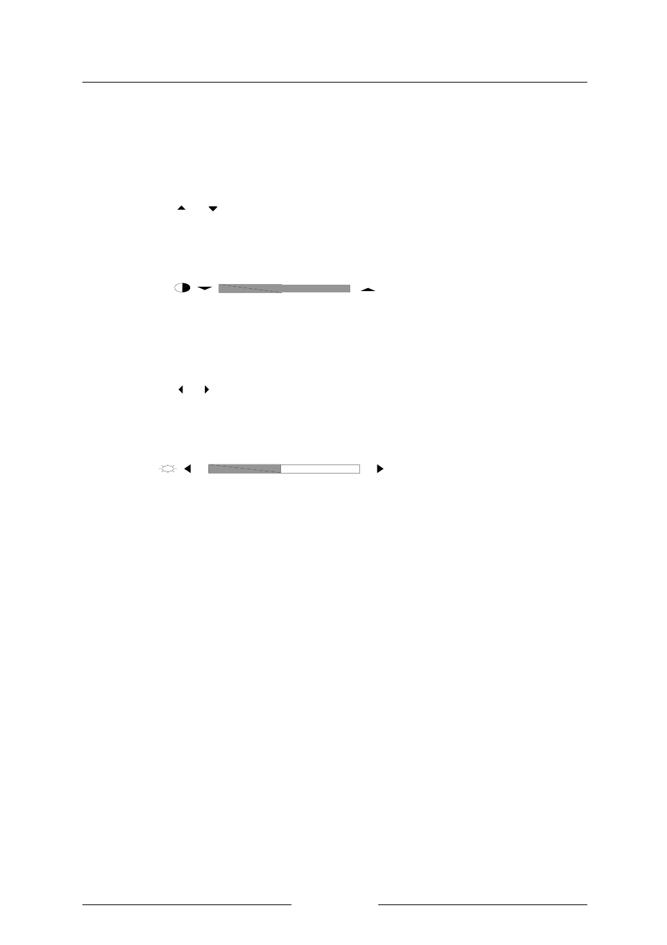 On-screen display guide, Contrast & brightness, Osd function menu | FUJITSU TE988G User Manual | Page 8 / 16