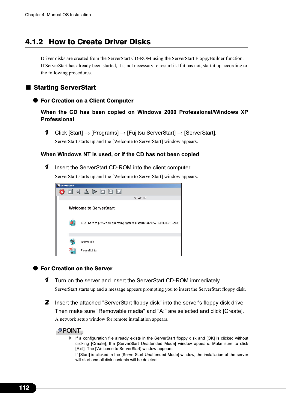 2 how to create driver disks | FUJITSU Primergy RX200 S2 User Manual | Page 112 / 307