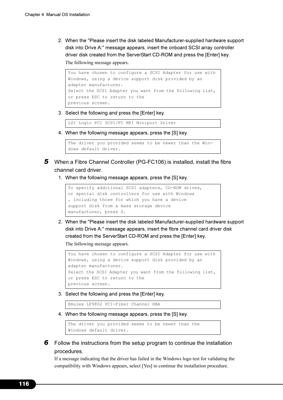 FUJITSU Primergy RX200 S2 User Manual | Page 116 / 307