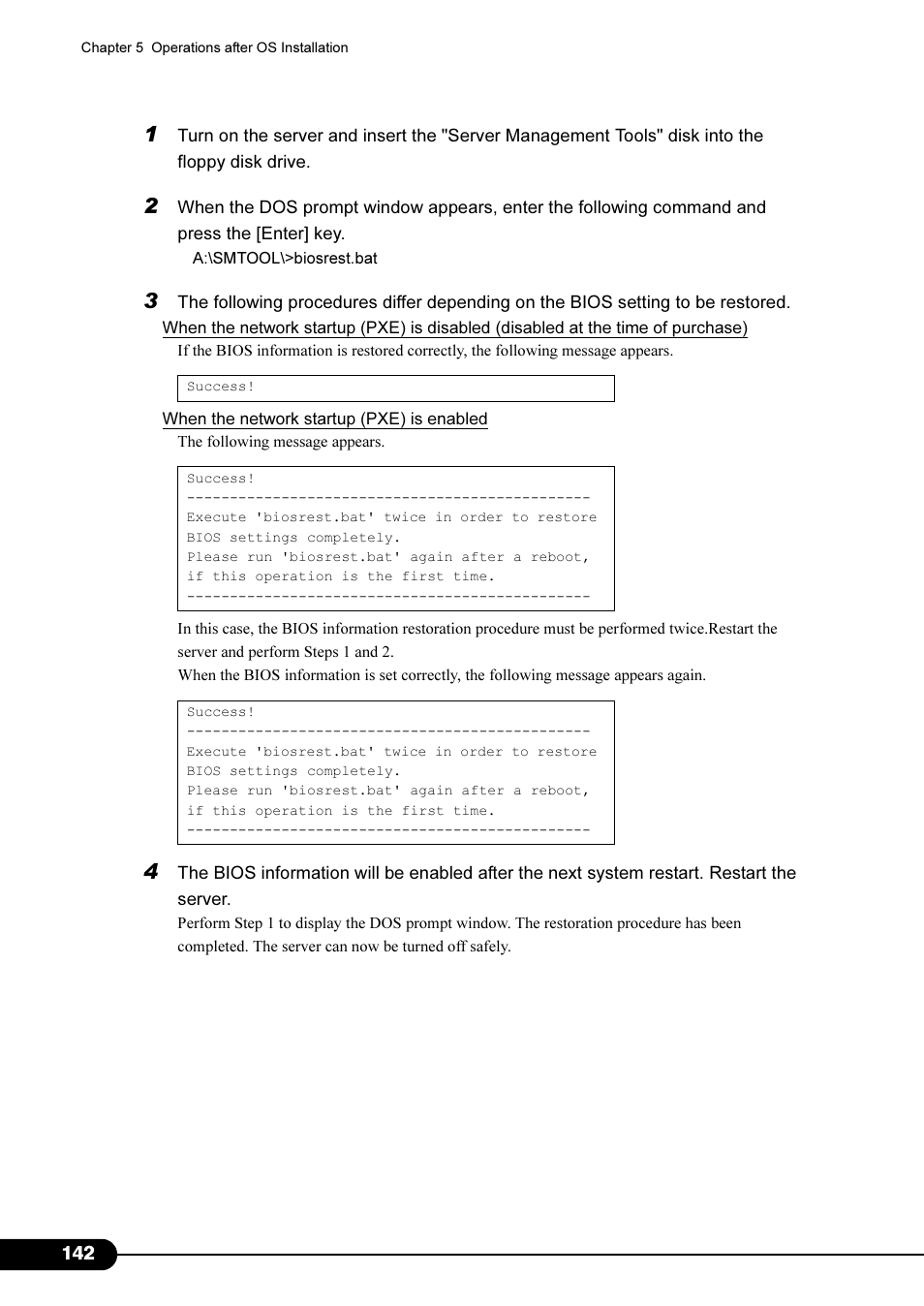 FUJITSU Primergy RX200 S2 User Manual | Page 142 / 307
