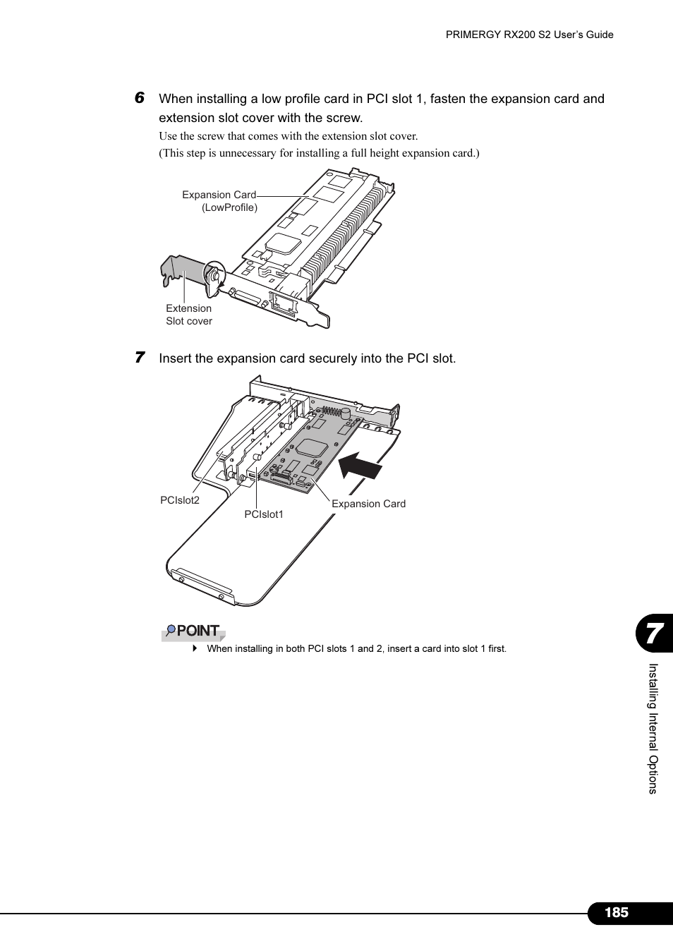 FUJITSU Primergy RX200 S2 User Manual | Page 185 / 307