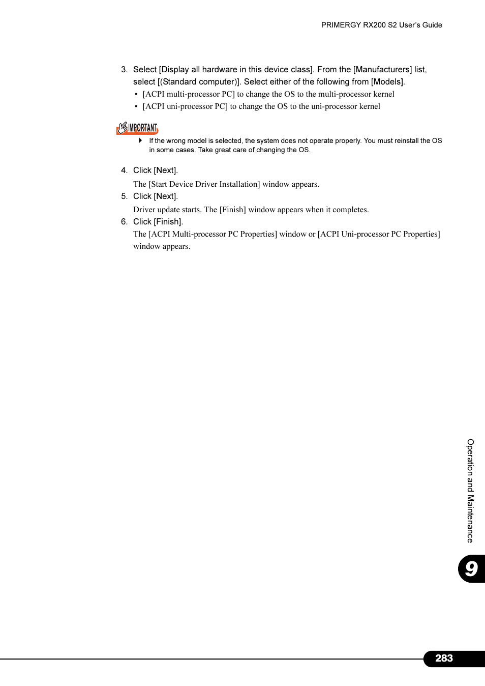 FUJITSU Primergy RX200 S2 User Manual | Page 283 / 307