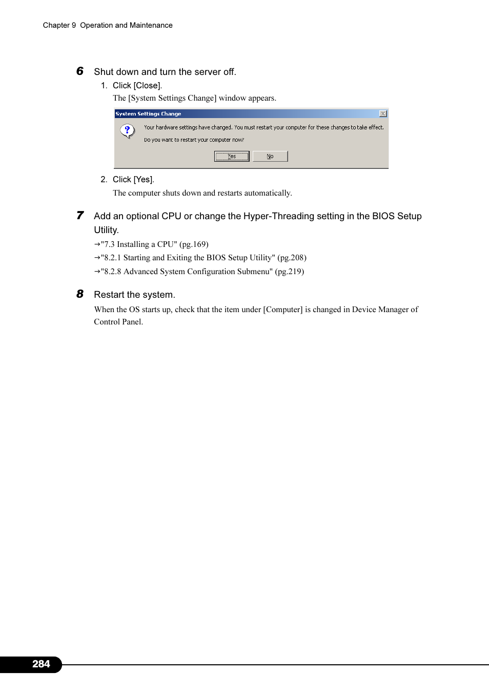 FUJITSU Primergy RX200 S2 User Manual | Page 284 / 307