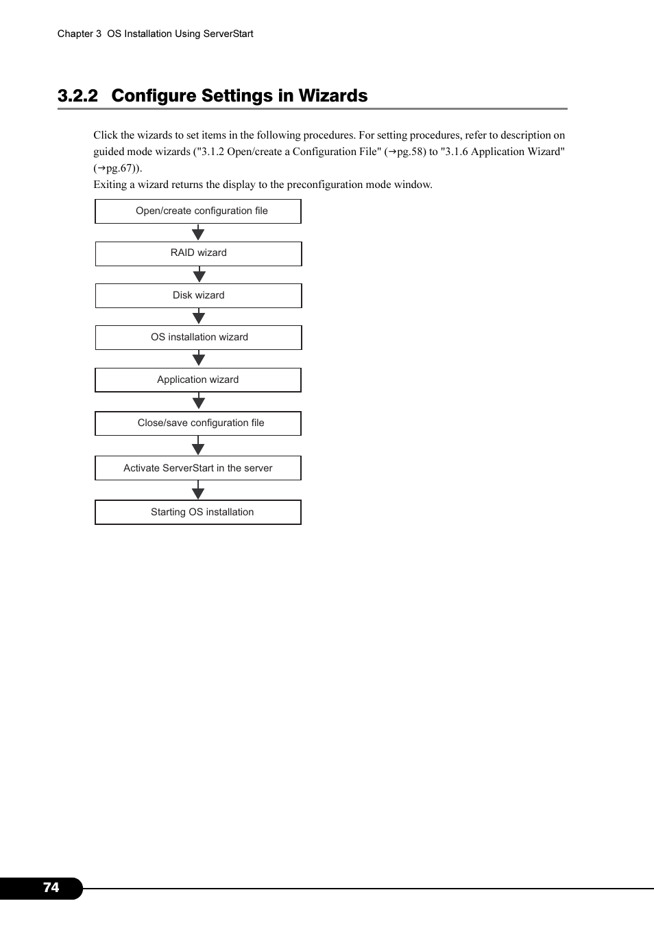 2 configure settings in wizards | FUJITSU Primergy RX200 S2 User Manual | Page 74 / 307