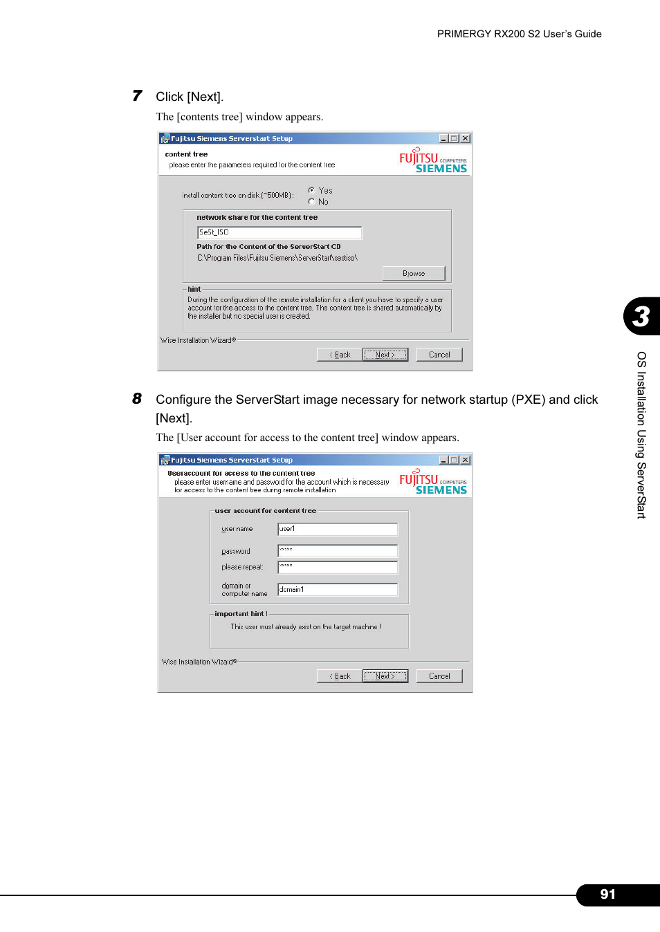 FUJITSU Primergy RX200 S2 User Manual | Page 91 / 307