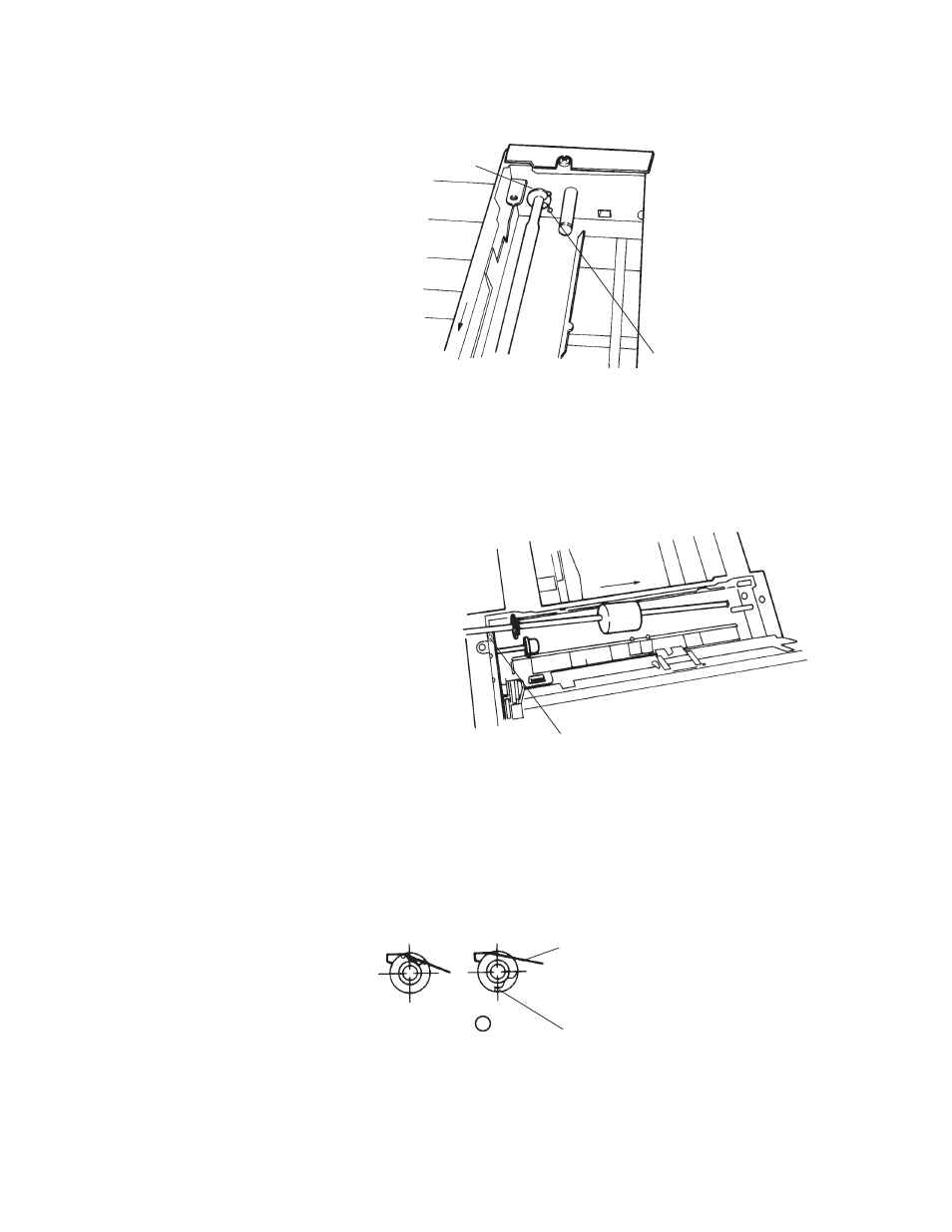 Move the retaining spring -6, Slide the pick roller -6 | FUJITSU M3093DE User Manual | Page 38 / 51