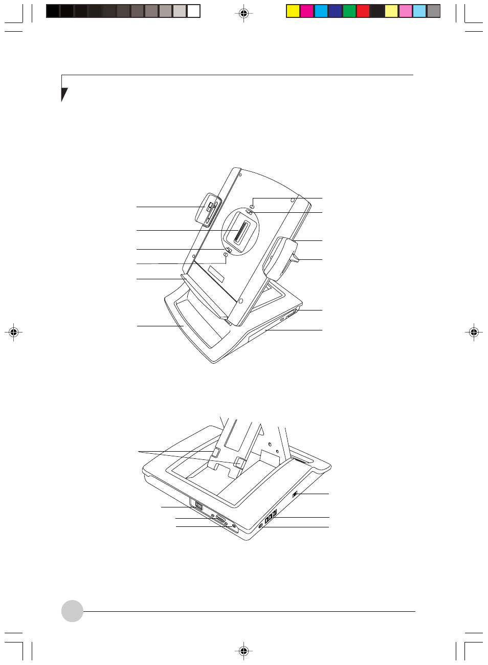 Identifying the components | FUJITSU Stylistic ST4000 Series User Manual | Page 4 / 10