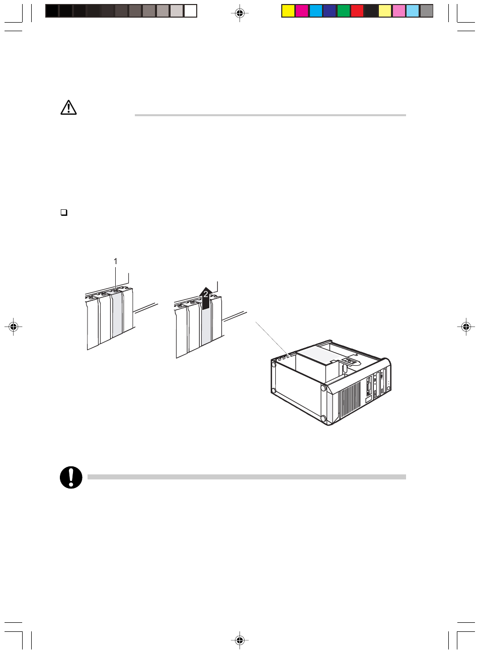 Installing and removing a board, Caution | FUJITSU DESKPOWER P310 User Manual | Page 46 / 56