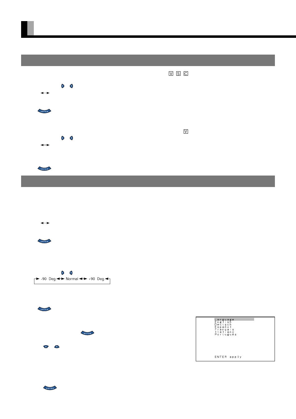 Other adjustments (features menu)(continued), Function on screen menu | FUJITSU PDS4234W User Manual | Page 34 / 48