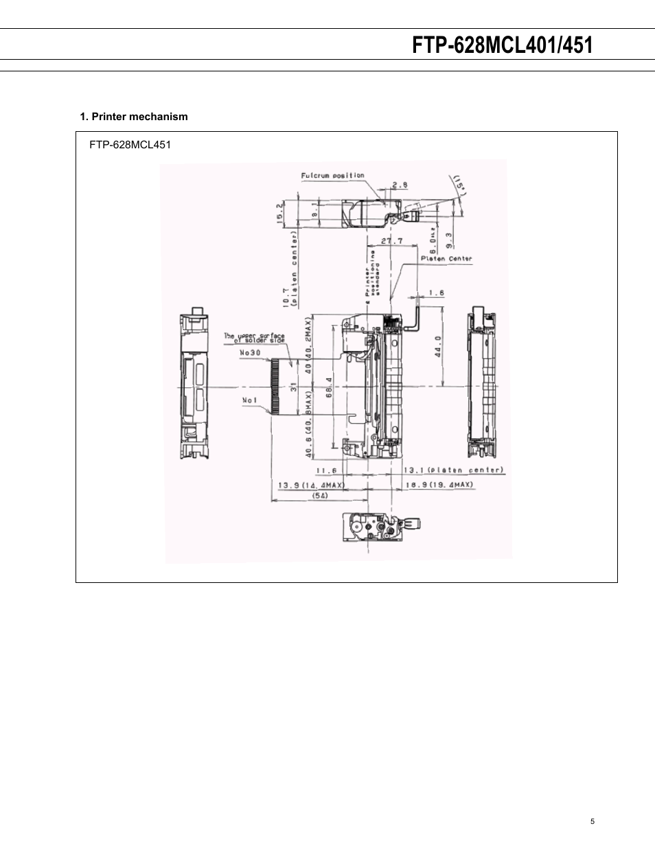 FUJITSU FTP-628MCL451 User Manual | Page 5 / 9