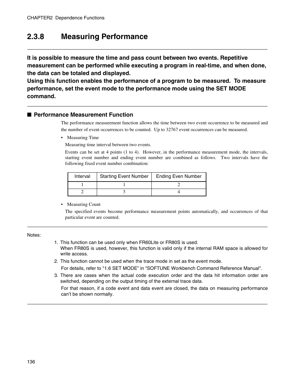 8 measuring performance, Measuring performance | FUJITSU CM71-00329-7E User Manual | Page 146 / 234