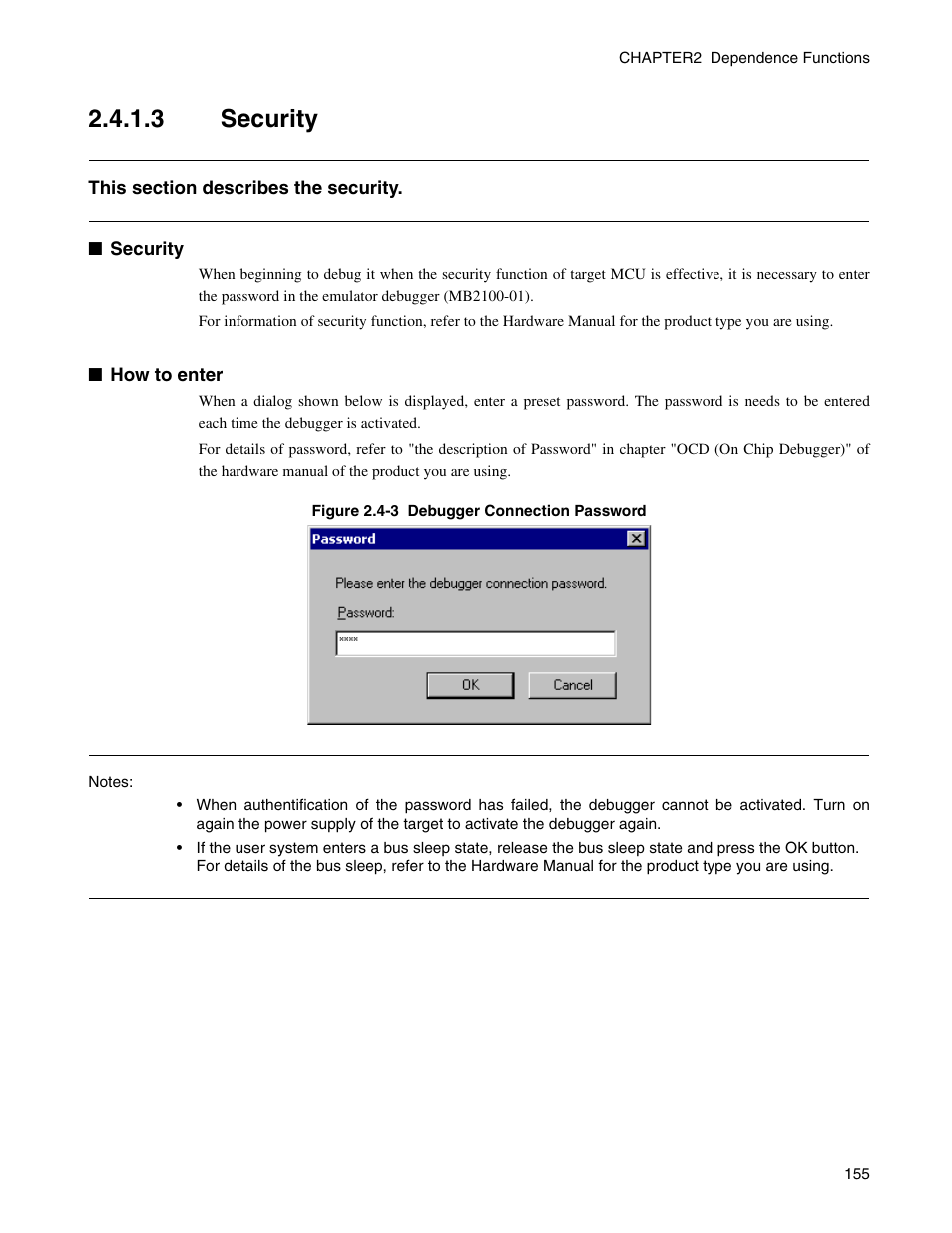 3 security, Security | FUJITSU CM71-00329-7E User Manual | Page 165 / 234