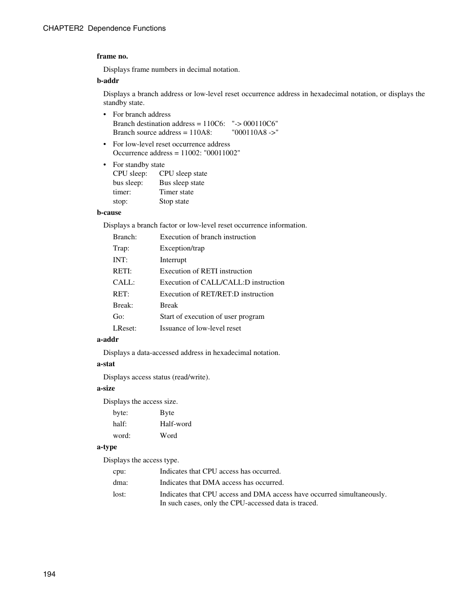 FUJITSU CM71-00329-7E User Manual | Page 204 / 234