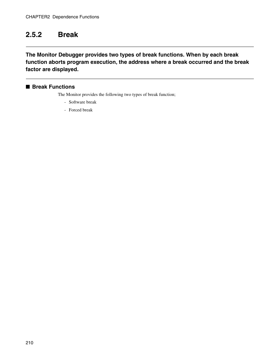 2 break, Break | FUJITSU CM71-00329-7E User Manual | Page 220 / 234