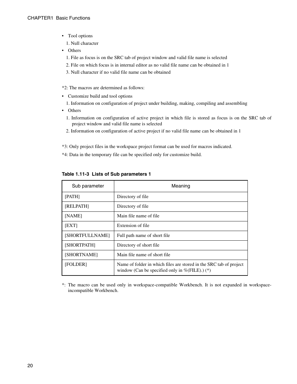 Parameters in table 1.11-3 can | FUJITSU CM71-00329-7E User Manual | Page 30 / 234