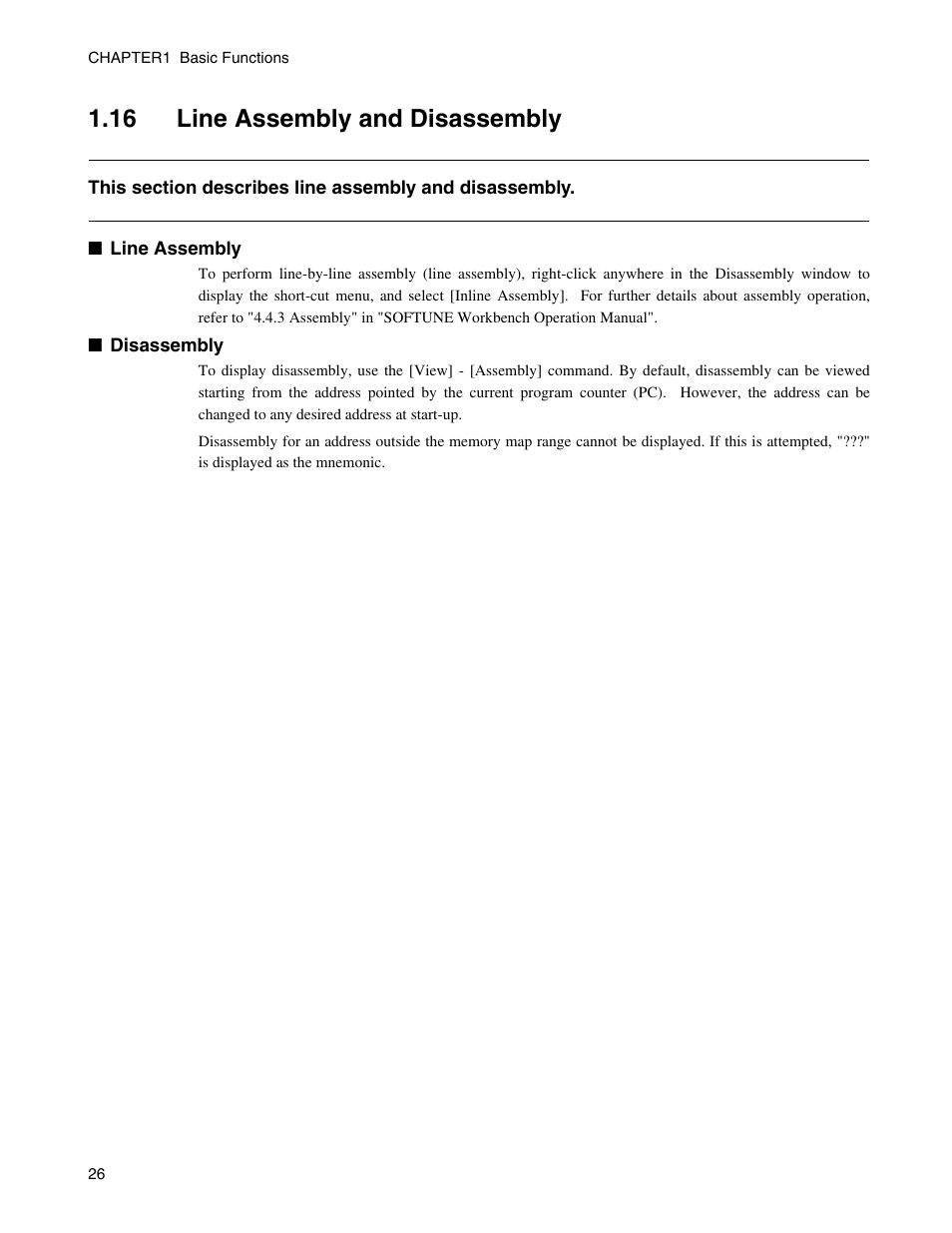 16 line assembly and disassembly, Line assembly and disassembly | FUJITSU CM71-00329-7E User Manual | Page 36 / 234