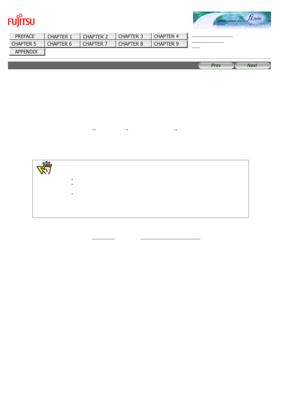 16 splitting documents by patch code, Attention | FUJITSU Image Scanner fi-6130 User Manual | Page 114 / 222