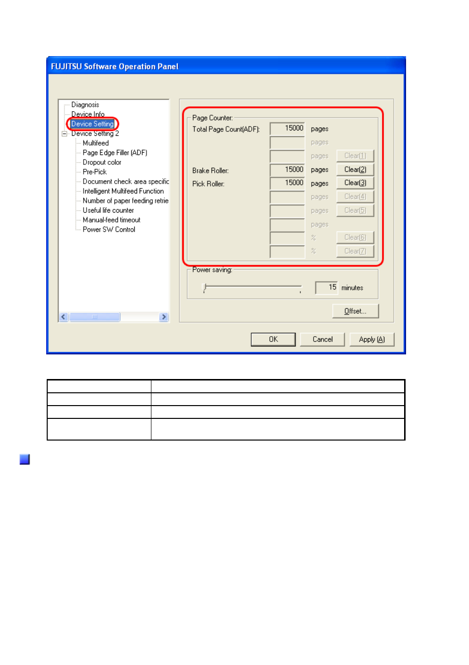 Resetting the consumables counters | FUJITSU Image Scanner fi-6130 User Manual | Page 140 / 222