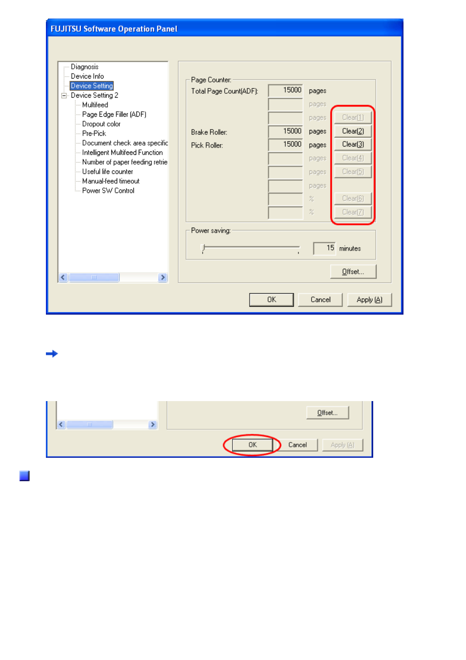 Consumables replacement message | FUJITSU Image Scanner fi-6130 User Manual | Page 141 / 222