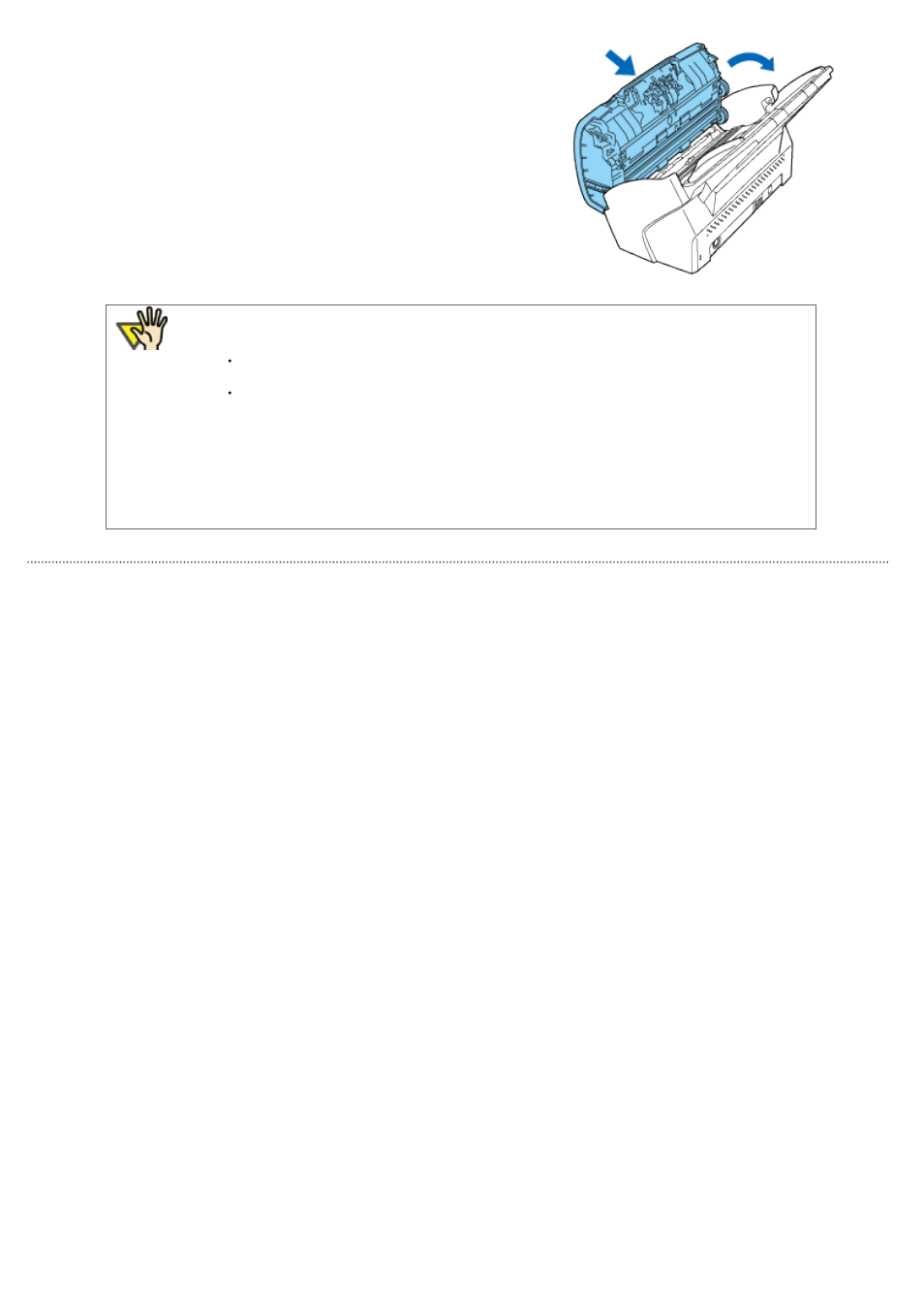 Attention | FUJITSU Image Scanner fi-6130 User Manual | Page 153 / 222