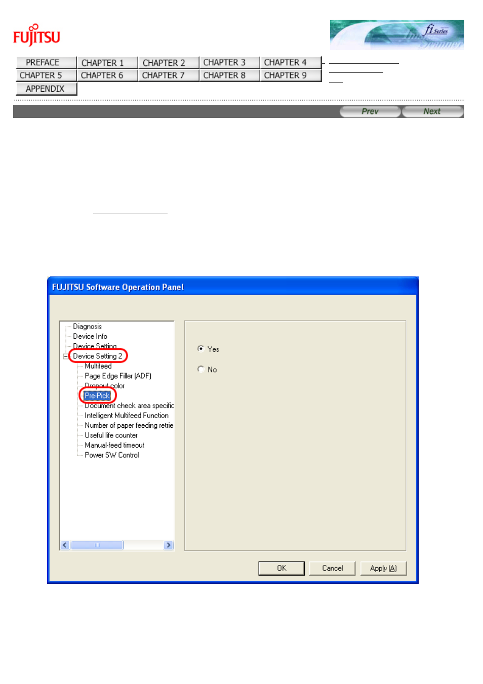 7 pre-pick, Pre-pick | FUJITSU Image Scanner fi-6130 User Manual | Page 204 / 222