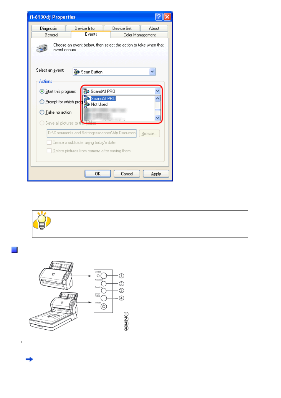 Hint | FUJITSU Image Scanner fi-6130 User Manual | Page 221 / 222