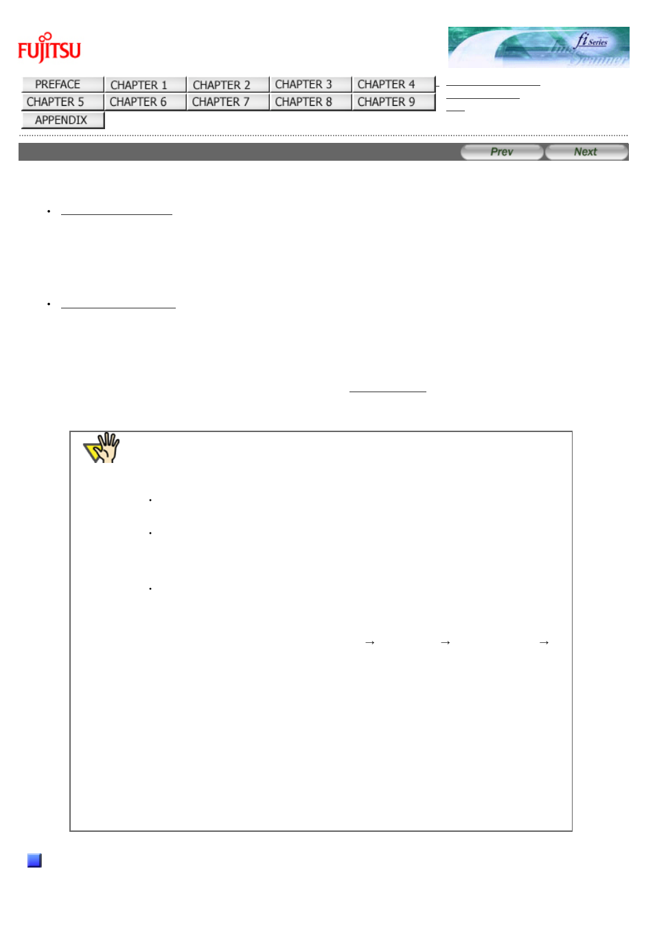 6 saving scanned images in pdf format, Attention | FUJITSU Image Scanner fi-6130 User Manual | Page 76 / 222