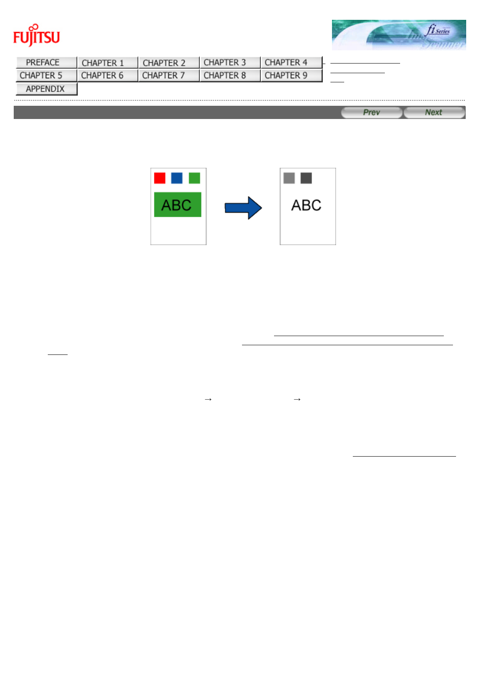 7 excluding a color from images (dropout color) | FUJITSU Image Scanner fi-6130 User Manual | Page 86 / 222